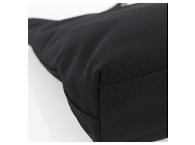 Borsa a Spalla Vala in Tela Nera Argento Auth 170077 di Salvatore Ferragamo Nero - vista 14