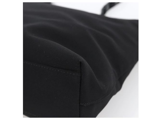 Borsa a Spalla Vala in Tela Nera Argento Auth 170077 di Salvatore Ferragamo Nero - vista 15
