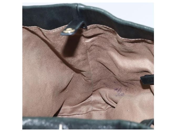 Borsa Tote Jimmy Choo Pelle Nera Oro Auth 174476 Nero D'oro - vista 18