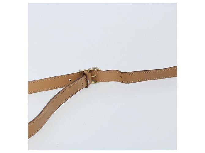 Céline Bolso de Hombro de Lona Macadam CELINE PVC Marrón Dorado Auth bs34058 Castaño - vista 8