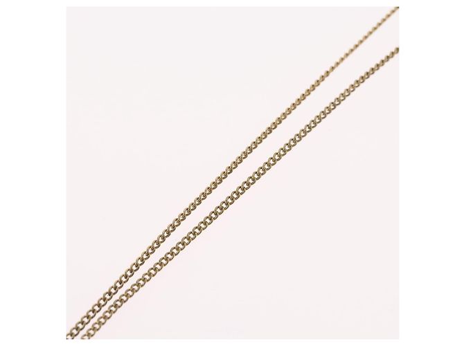 Collana Christian Dior metallo tono oro Auth BA11482 - vista 13