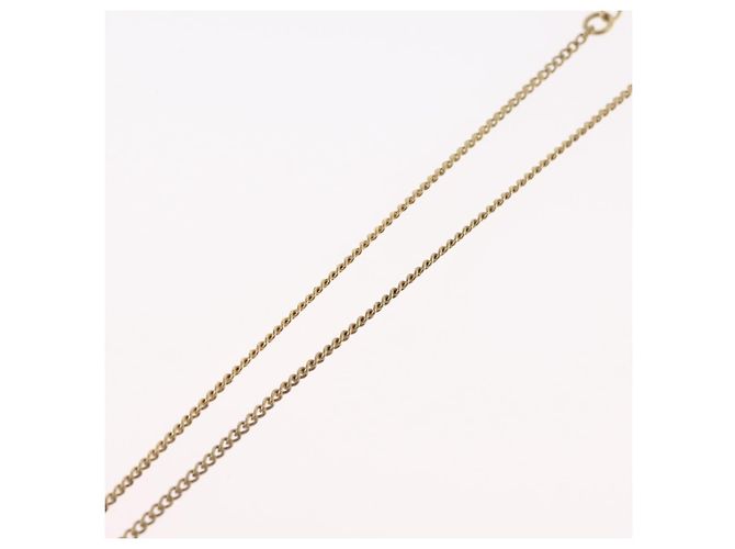Collana Christian Dior metallo tono oro Auth BA11482 - vista 14