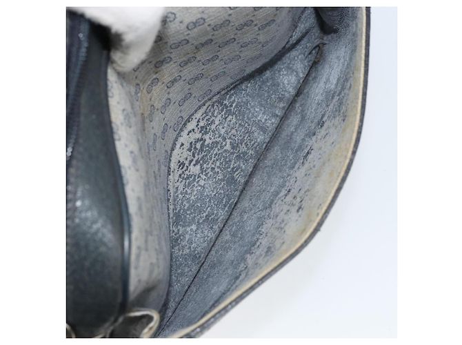 Gucci Borsa a Spalla Micro GG Supreme in PVC Navy Gold 007 904 0423 Auth 174532 D'oro Blu navy - vista 11