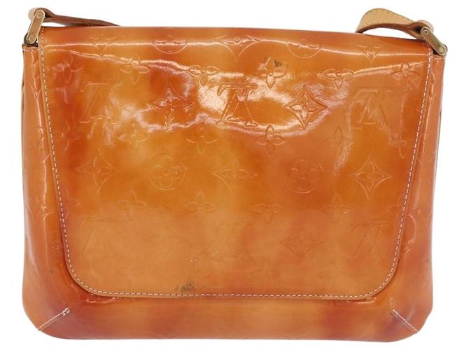 LOUIS VUITTON Borsa Vernis Thompson Street Rosa Marshmallow M91070 Auth ARZ440 - vista 2