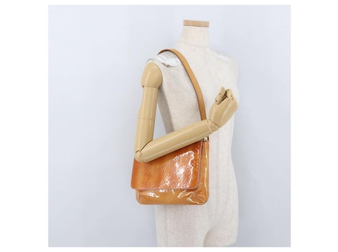 LOUIS VUITTON Borsa Vernis Thompson Street Rosa Marshmallow M91070 Auth ARZ440 - vista 25