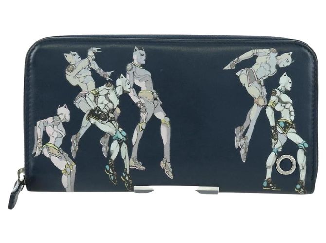 Bulgari Cartera Keeler Queen Navy Auth BVLGARI x JoJo's Bizarre Adventure 167095SM - vista 13
