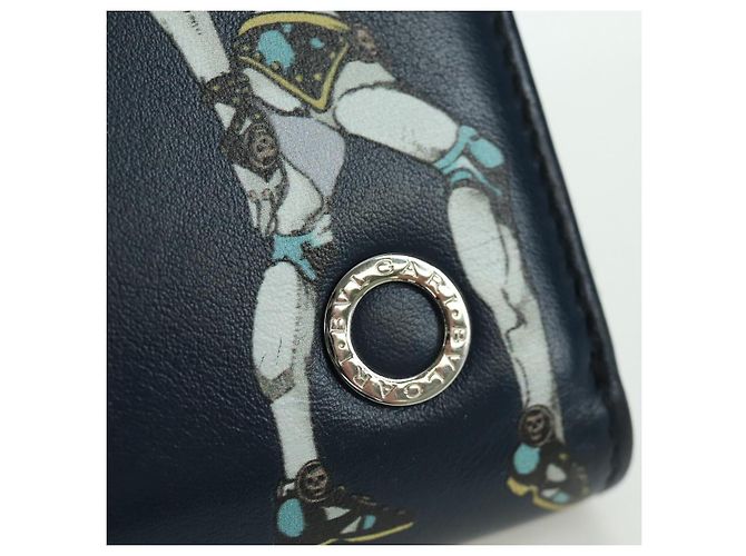 Bulgari Cartera Keeler Queen Navy Auth BVLGARI x JoJo's Bizarre Adventure 167095SM - vista 18