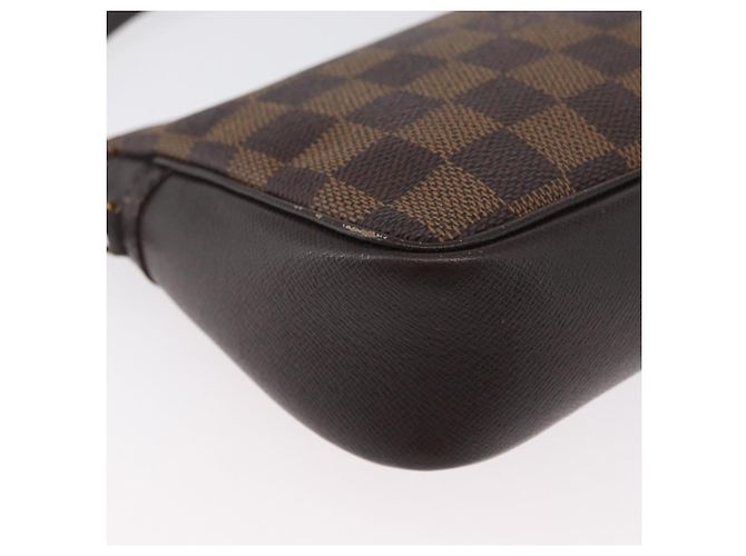 LOUIS VUITTON Pochette per Trucco Damier Ebene N51982 LV Auth ARZ134 - vista 14
