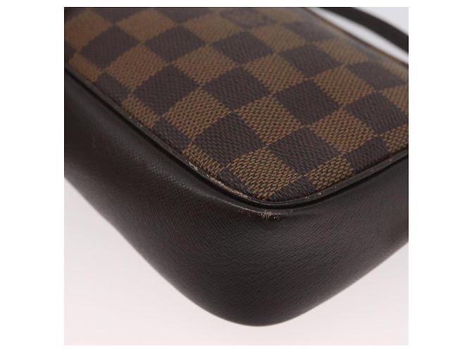 LOUIS VUITTON Pochette per Trucco Damier Ebene N51982 LV Auth ARZ134 - vista 15