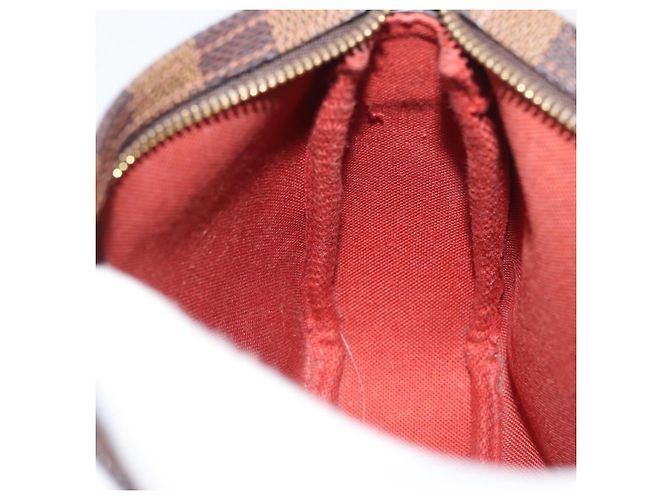 LOUIS VUITTON Pochette per Trucco Damier Ebene N51982 LV Auth ARZ134 - vista 19
