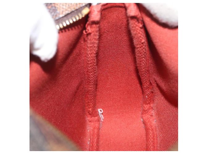 LOUIS VUITTON Pochette per Trucco Damier Ebene N51982 LV Auth ARZ134 - vista 20