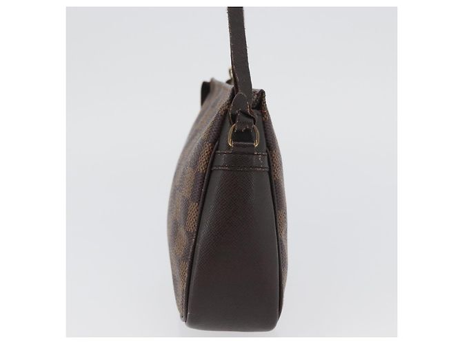 LOUIS VUITTON Pochette per Trucco Damier Ebene N51982 LV Auth ARZ134 - vista 4