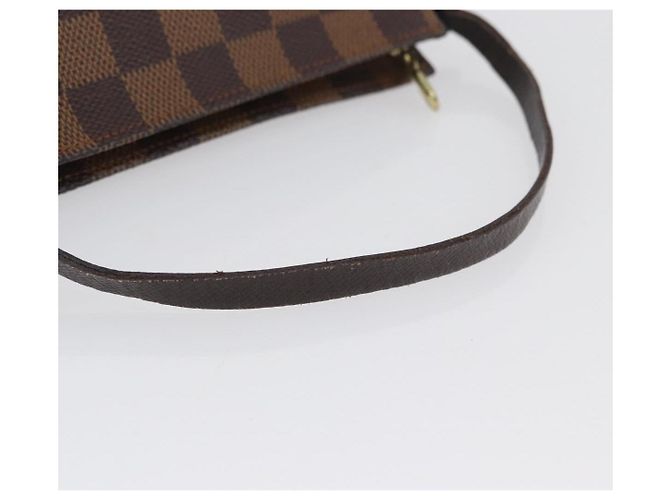 LOUIS VUITTON Pochette per Trucco Damier Ebene N51982 LV Auth ARZ134 - vista 7