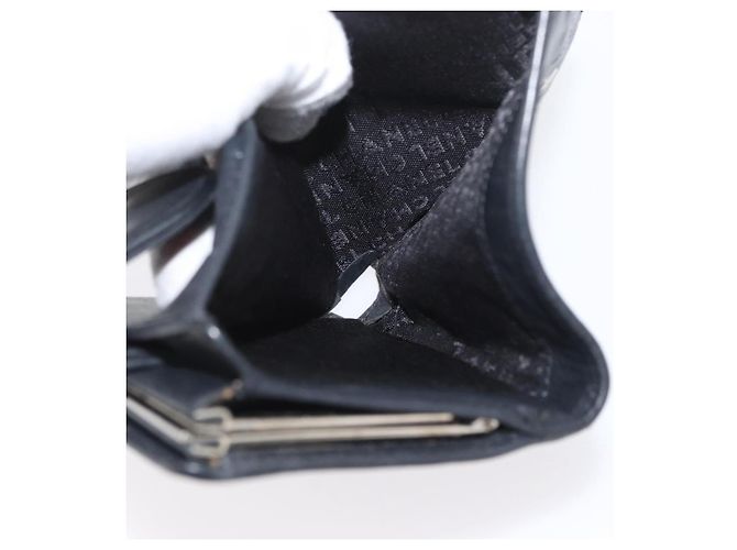 CHANEL Portafoglio Matelassé Linea Cambon Pelle Nera Argento CC Auth ARZ302 Nero - vista 18