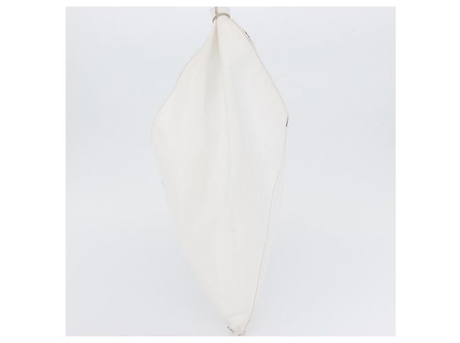 Autre Marque Borsa a mano in pelle bianca Maison Margiela Auth mr2179 Bianco - vista 4