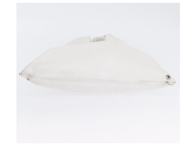 Autre Marque Borsa a mano in pelle bianca Maison Margiela Auth mr2179 Bianco - vista 5