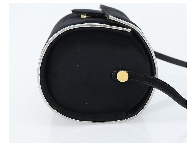 Borsa a Spalla Salvatore Ferragamo in Camoscio Nero Argento Oro Auth 174603 D'oro - vista 3