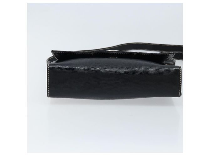 Céline Borsa a Spalla Circle in Pelle Nera e Argento Auth LNZ679V Nero - vista 5