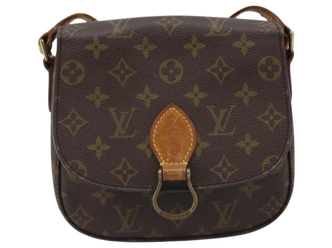 LOUIS VUITTON Borsa a Spalla Monogram Saint Cloud MM M51243 LV Auth ARZ401 Monogramma - vista 13
