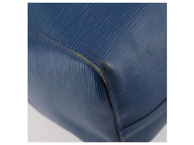 LOUIS VUITTON Epi Keepall 50 Borsa Boston Blu M42965 LV Auth 170836 - vue 14