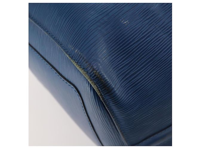 LOUIS VUITTON Epi Keepall 50 Borsa Boston Blu M42965 LV Auth 170836 - vue 16