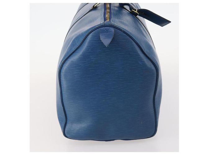 LOUIS VUITTON Epi Keepall 50 Borsa Boston Blu M42965 LV Auth 170836 - vue 4
