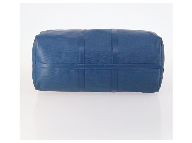LOUIS VUITTON Epi Keepall 50 Borsa Boston Blu M42965 LV Auth 170836 - vue 5