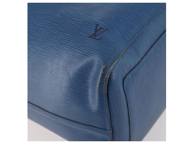 LOUIS VUITTON Epi Keepall 50 Borsa Boston Blu M42965 LV Auth 170836 - vue 9
