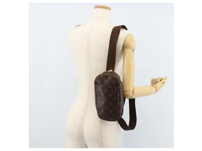 LOUIS VUITTON Pochette Gange Monogram Borsa a Spalla M51870 LV Auth ka3205 Monogramma - vista 23