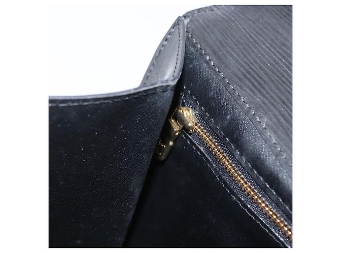 LOUIS VUITTON Clutch Montaigne 27 Epi Nero M52652 LV Auth ARZ117 - vista 10