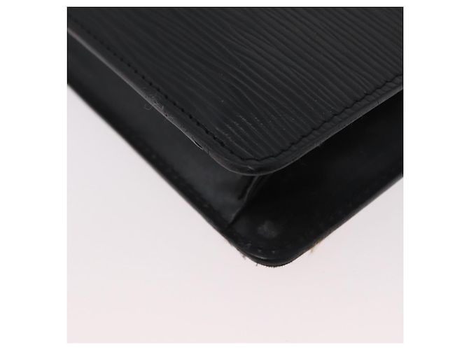 LOUIS VUITTON Clutch Montaigne 27 Epi Nero M52652 LV Auth ARZ117 - vista 14