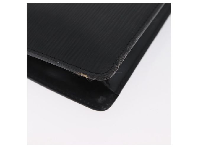 LOUIS VUITTON Clutch Montaigne 27 Epi Nero M52652 LV Auth ARZ117 - vista 15