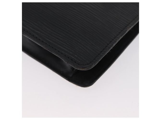 LOUIS VUITTON Clutch Montaigne 27 Epi Nero M52652 LV Auth ARZ117 - vista 16