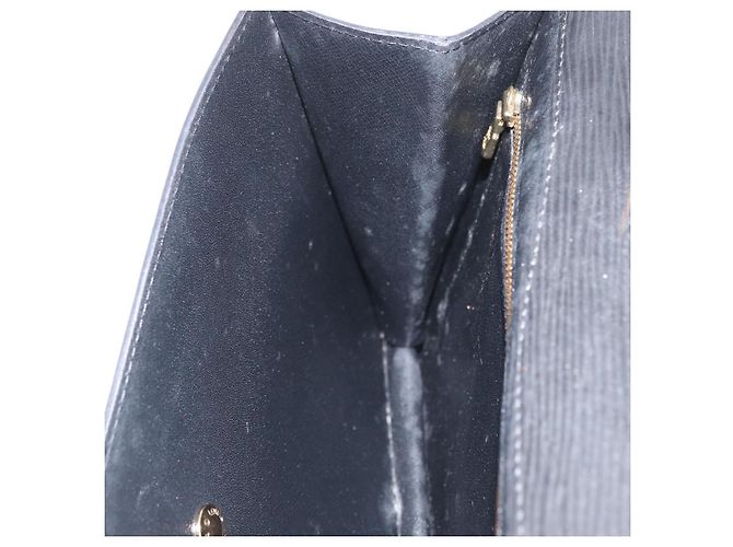 LOUIS VUITTON Clutch Montaigne 27 Epi Nero M52652 LV Auth ARZ117 - vista 20