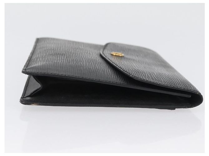 LOUIS VUITTON Clutch Montaigne 27 Epi Nero M52652 LV Auth ARZ117 - vista 3