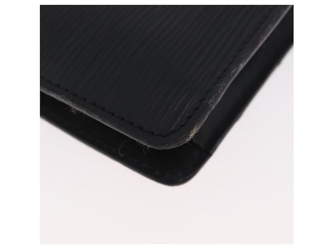 LOUIS VUITTON Clutch Montaigne 27 Epi Nero M52652 LV Auth ARZ117 - vista 7