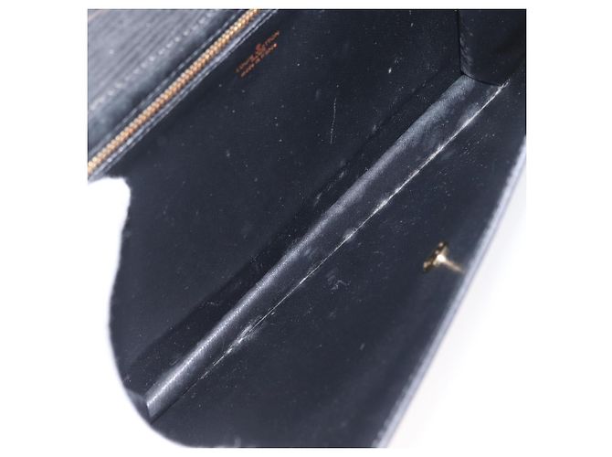 LOUIS VUITTON Clutch Montaigne 27 Epi Nero M52652 LV Auth ARZ117 - vista 9