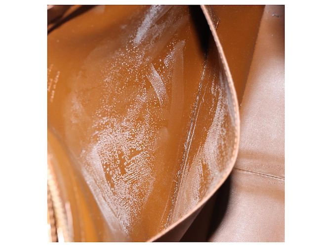 LOUIS VUITTON Borsa Tote Columbus Monogram Vernis Bronzo M91134 LV Auth 170094 - vista 11