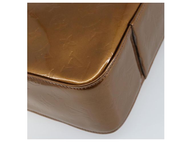 LOUIS VUITTON Borsa Tote Columbus Monogram Vernis Bronzo M91134 LV Auth 170094 - vista 16