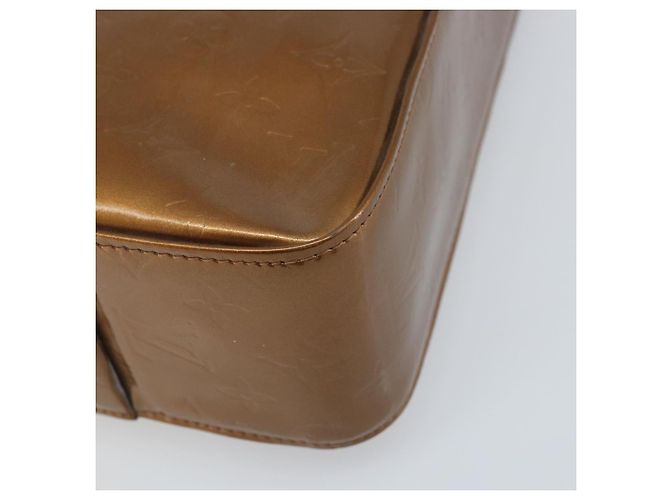 LOUIS VUITTON Borsa Tote Columbus Monogram Vernis Bronzo M91134 LV Auth 170094 - vista 17