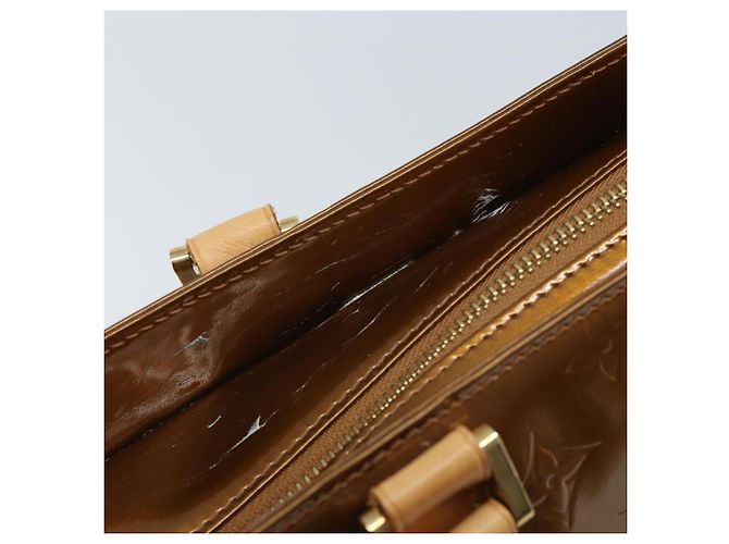 LOUIS VUITTON Borsa Tote Columbus Monogram Vernis Bronzo M91134 LV Auth 170094 - vista 20