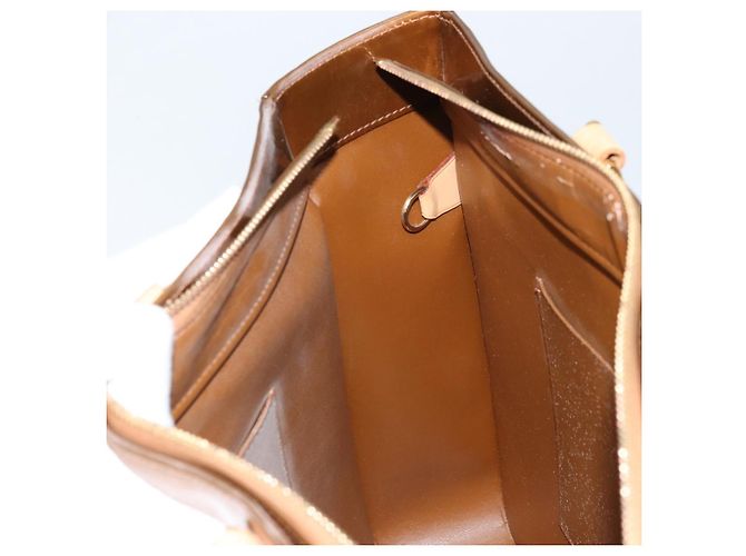 LOUIS VUITTON Borsa Tote Columbus Monogram Vernis Bronzo M91134 LV Auth 170094 - vista 23