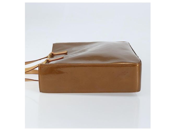 LOUIS VUITTON Borsa Tote Columbus Monogram Vernis Bronzo M91134 LV Auth 170094 - vista 4