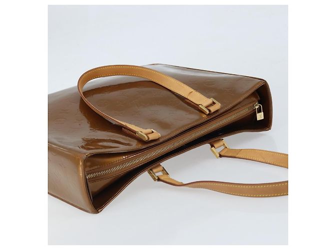 LOUIS VUITTON Borsa Tote Columbus Monogram Vernis Bronzo M91134 LV Auth 170094 - vista 6