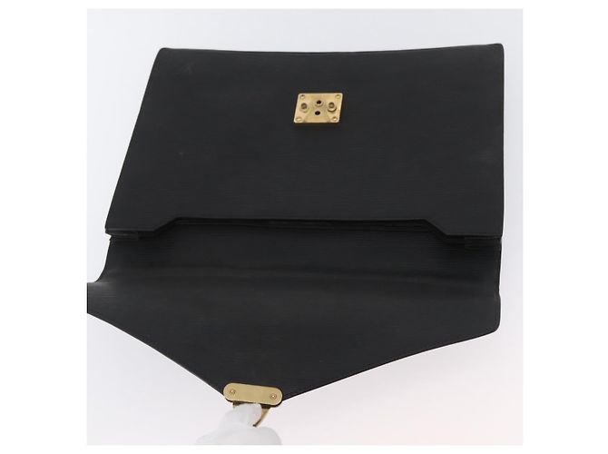 LOUIS VUITTON Cartella Consulente Epi Nera M54422 LV Auth BA11197 Nero - vista 19