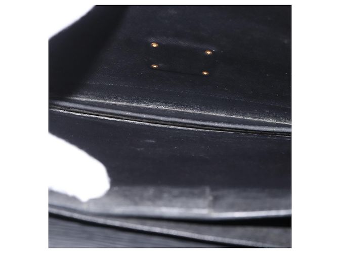 LOUIS VUITTON Cartella Consulente Epi Nera M54422 LV Auth BA11197 Nero - vista 23
