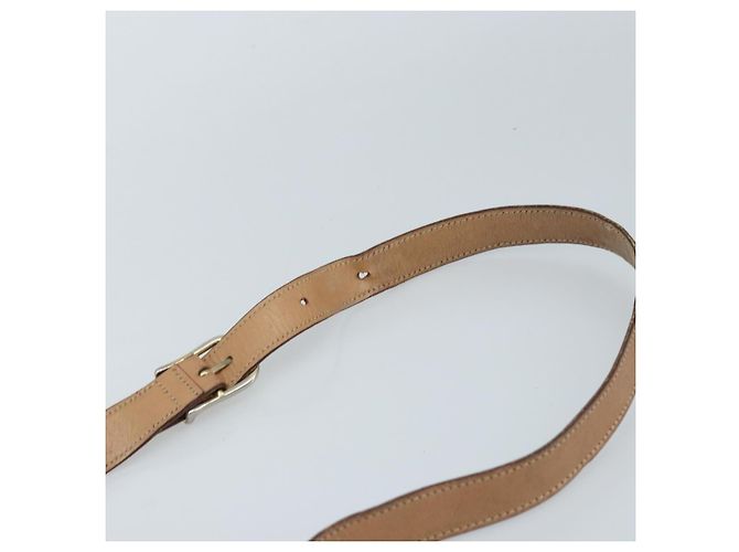 Céline Borsa a spalla in tela Macadam CELINE in pelle PVC Auth mr2142 Marrone D'oro - vista 14