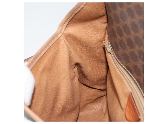 Céline Borsa a spalla in tela Macadam CELINE in pelle PVC Auth mr2142 Marrone D'oro - vista 21