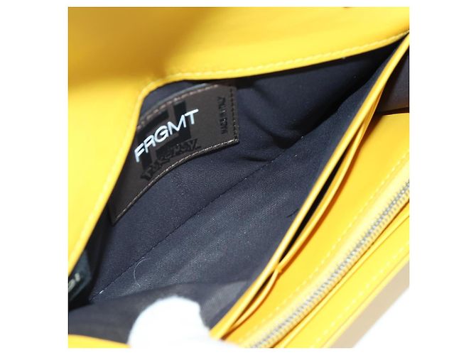 FENDI xFRGMTxPOKMON Portafoglio a Catena in Tela Zucca Drago Nero Auth 167109SM - vista 23