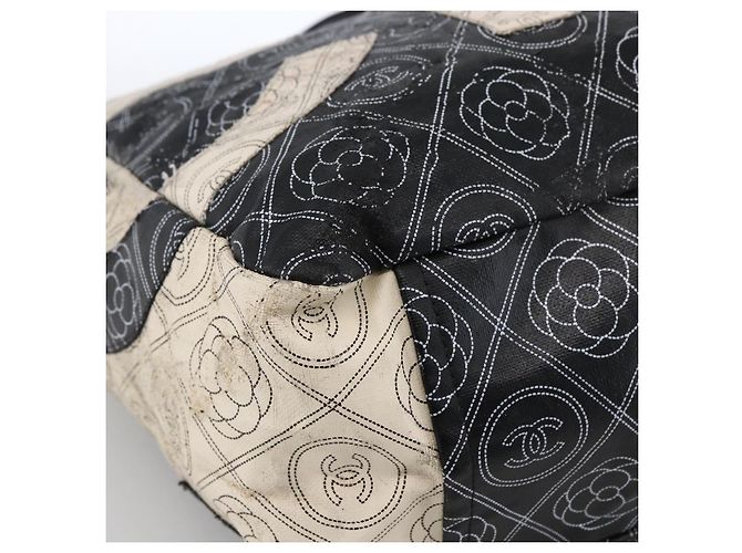 Borsa a Spalla CHANEL Chain Matelassé in Tela Rivestita Nera Argento CC Auth 170665A Nero - vista 15